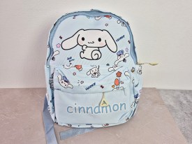 Mochila tela estampada chica